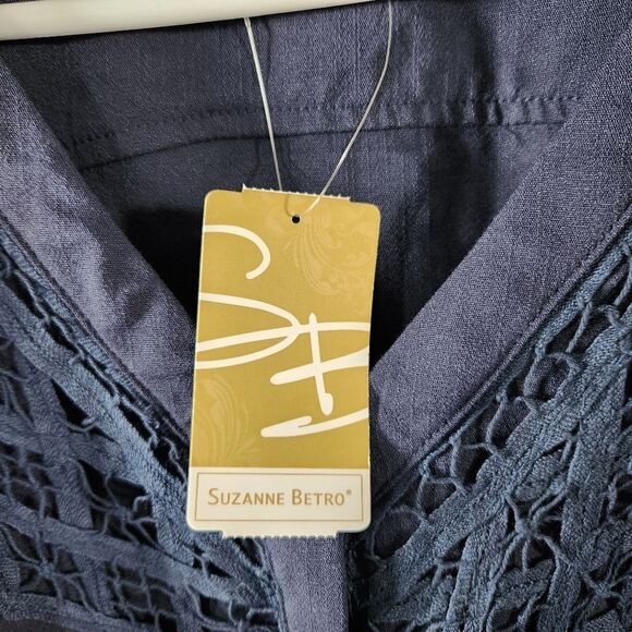 Navy Blue Kaftan Dress - Picture 4 of 5